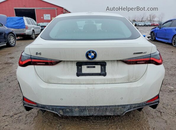 WBY23HD04SFU71589 2025 BMW I4 White Widok z tyłu