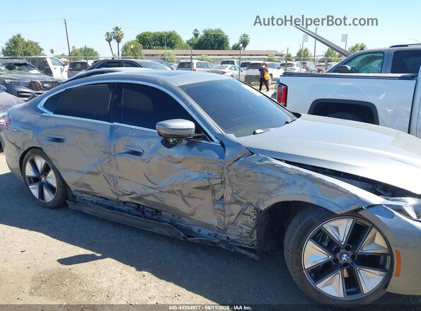 WBY23HD05SFU11479 2025 BMW I4 Gray Դիմացի տեսք