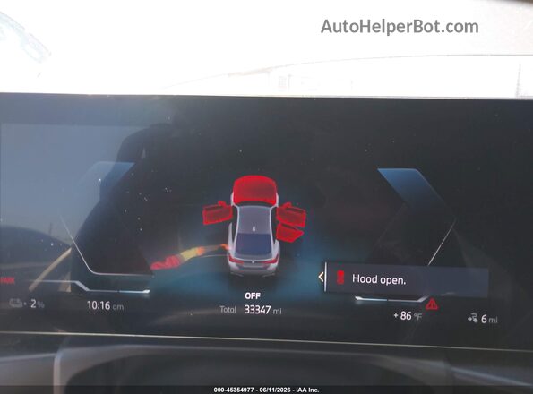 WBY23HD05SFU11479 2025 BMW I4 Gray Հետևի նստատեղերի տեսք