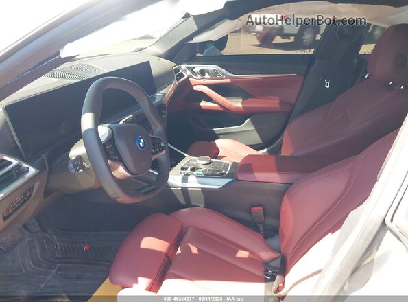 WBY23HD05SFU11479 2025 BMW I4 Gray Սալոնի դիմացի տեսք