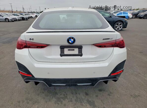 WBY23HD06SFU51702 2025 BMW I4 White Вид ззаду