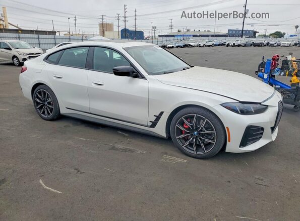 WBY23HD06SFU51702 2025 BMW I4 White Передня права чверть