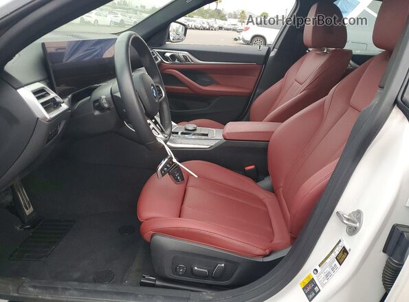 WBY23HD06SFU51702 2025 BMW I4 White Вид салону спереду