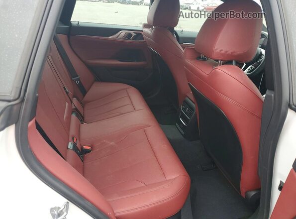 WBY23HD06SFU51702 2025 BMW I4 White Вид задніх сидінь