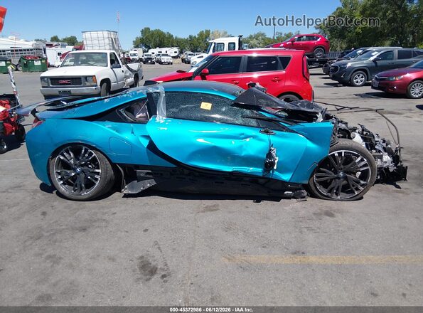 WBY2Z2C54GV675976 2016 BMW I8 Синий Вид щитка приборов