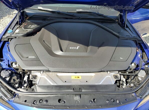 WBY33AW00RFT26519 2024 BMW I4 Blue Rear interior view