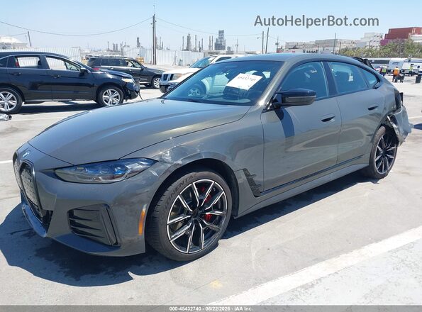 WBY33AW01PFN80043 2023 BMW I4 Gray Передня ліва чверть