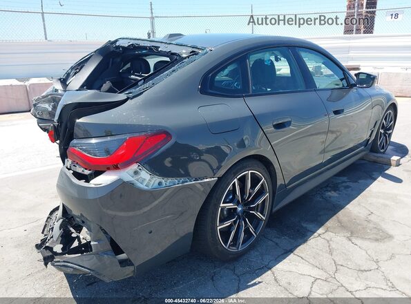 WBY33AW01PFN80043 2023 BMW I4 Gray Задня права чверть