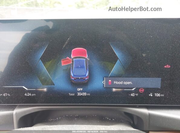 WBY33AW09PFP38452 2023 BMW I4 Синий Вид задних сидений