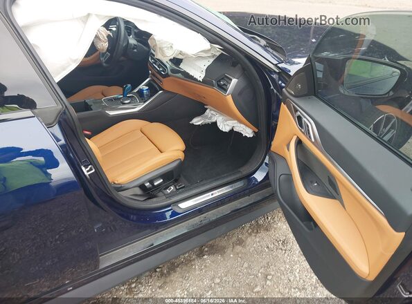WBY33AW09PFP38452 2023 BMW I4 Синий Вид салона спереди