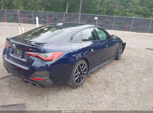 WBY33AW09PFP38452 2023 BMW I4 Синий Задняя правая четверть