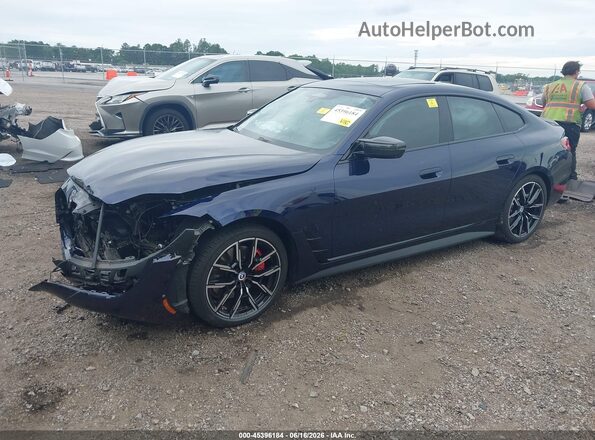 WBY33AW09PFP38452 2023 BMW I4 Синий Передняя левая четверть