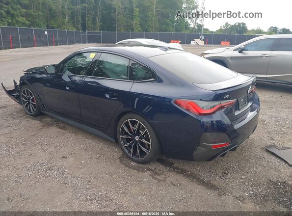 WBY33AW09PFP38452 2023 BMW I4 Синий Задняя левая четверть