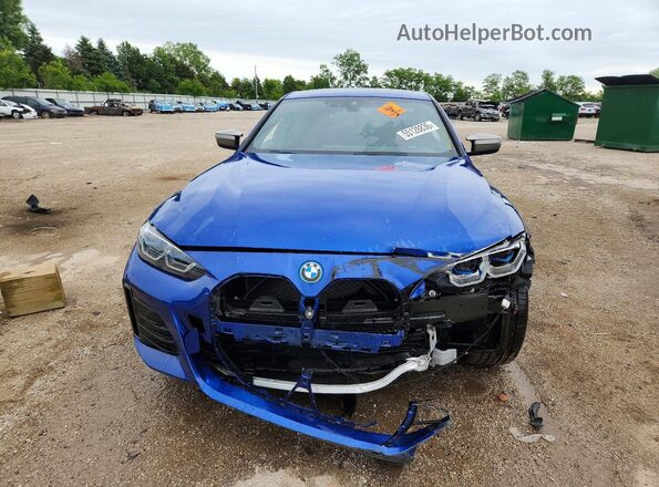 WBY33AW09RFR75073 2024 BMW I4 Blue Դիմացի տեսք
