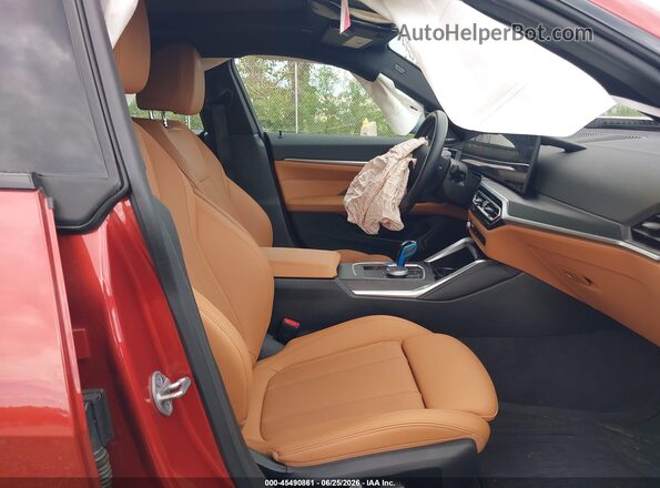 WBY33AW0XPFN56324 2023 BMW I4 Orange Widok wnętrza z przodu