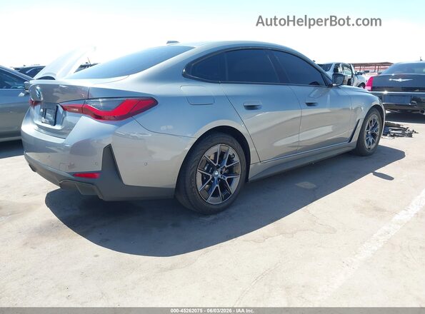 WBY43AW00RFS66259 2024 BMW I4 Gray Задня права чверть