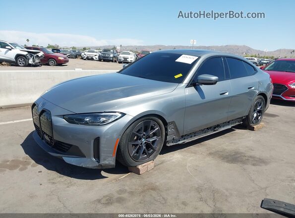 WBY43AW00RFS66259 2024 BMW I4 Gray Вид спереду