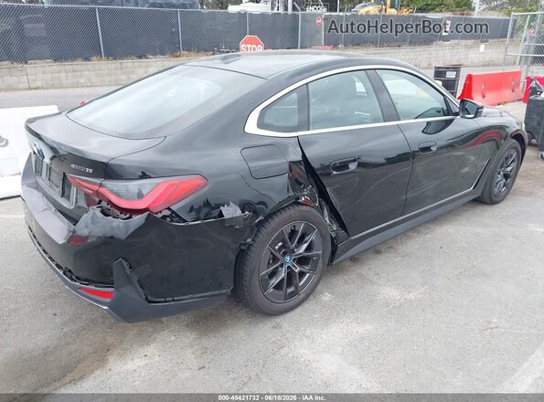 WBY43AW01RFT37730 2024 BMW I4 Black Հետևի աջ
