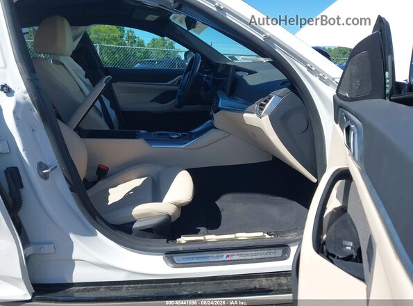 WBY43AW03RFR69659 2024 BMW I4 White Սալոնի դիմացի տեսք