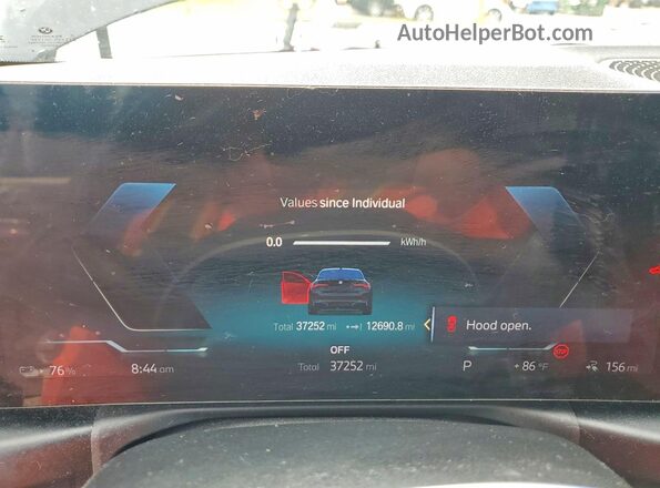 WBY43AW04PFR43469 2023 BMW I4 Black Вид щитка приладів