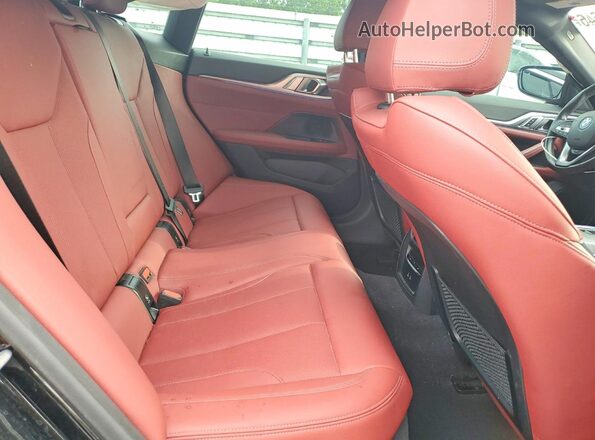 WBY43AW04PFR43469 2023 BMW I4 Black Вид задніх сидінь