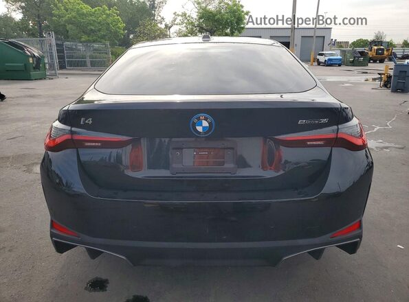 WBY43AW04PFR43469 2023 BMW I4 Black Вид ззаду