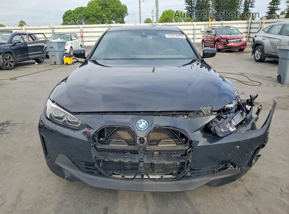 WBY43AW04PFR43469 2023 BMW I4 Black Вид спереду
