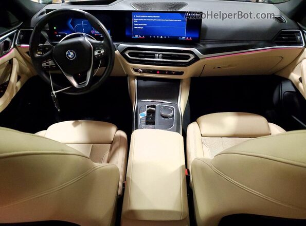 WBY43AW04RFT19111 2024 BMW I4 Green Dashboard view