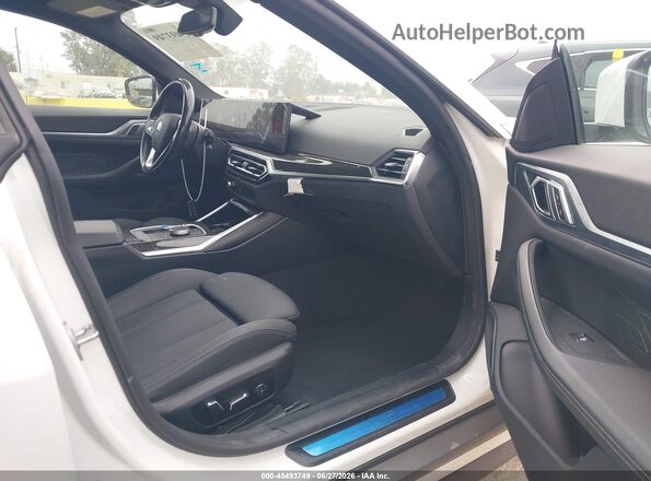WBY43AW06RFS97242 2024 BMW I4 White Սալոնի դիմացի տեսք