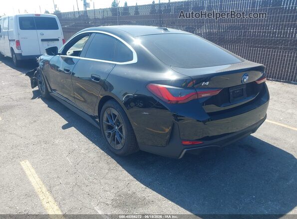 WBY43AW07RFT06689 2024 BMW I4 Black Trasero izquierdo