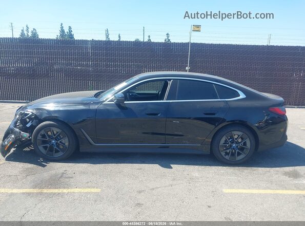 WBY43AW07RFT06689 2024 BMW I4 Black Vista interior de 360 grados