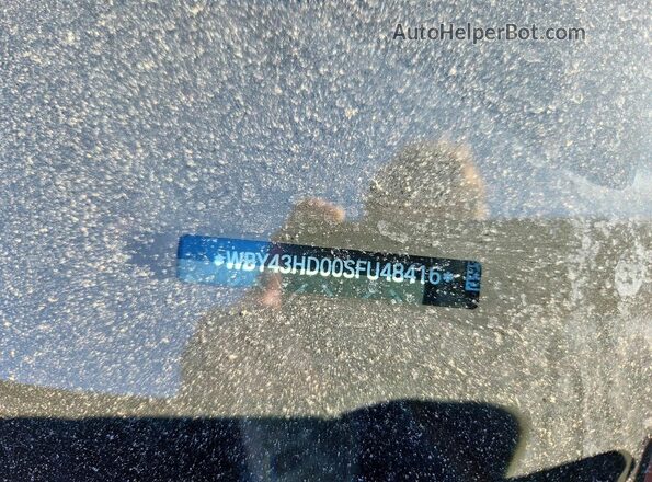 WBY43HD00SFU48416 2025 BMW I4 Black Вид підкапотного простору