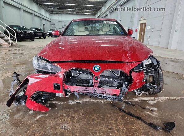 WBY43HD02SFU96922 2025 BMW I4 Red Widok z przodu