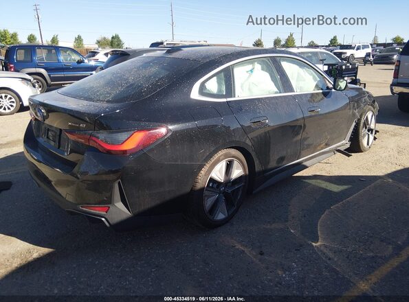 WBY43HD03SFU47440 2025 BMW I4 Черный Задняя правая четверть