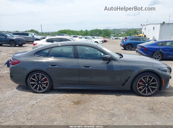 WBY43HD03SFV80912 2025 BMW I4 Gray უკანა სალონის ხედი