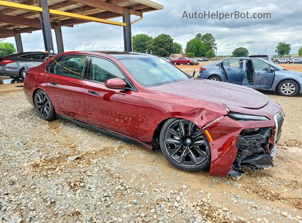 WBY53EJ05PCL62213 2023 BMW OTHER Maroon Delantero derecho