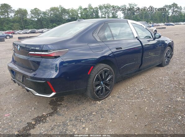 WBY53EJ07PCN87734 2023 BMW OTHER Синий Задняя правая четверть
