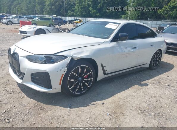 WBY73AW02PFP87848 2023 BMW I4 Белый Передняя левая четверть