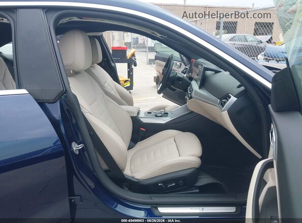 WBY73AW02RFS71024 2024 BMW I4 Blue Սալոնի դիմացի տեսք