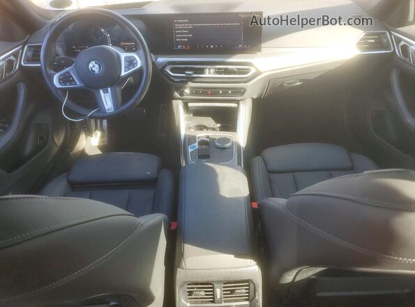 WBY73AW02RFS80726 2024 BMW I4 Blue Dashboard view