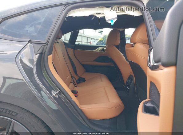 WBY73AW03PFN73287 2023 BMW I4 Gray Vista de la etiqueta del VIN