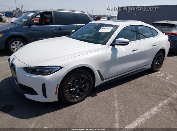 WBY73AW03RFR80786 2024 BMW I4 Белый Передняя левая четверть