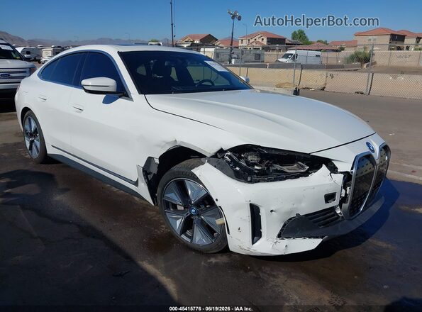 WBY73AW04PFR01378 2023 BMW I4 White Вид спереду