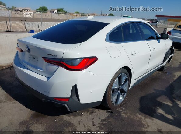 WBY73AW04PFR01378 2023 BMW I4 White Задня права чверть