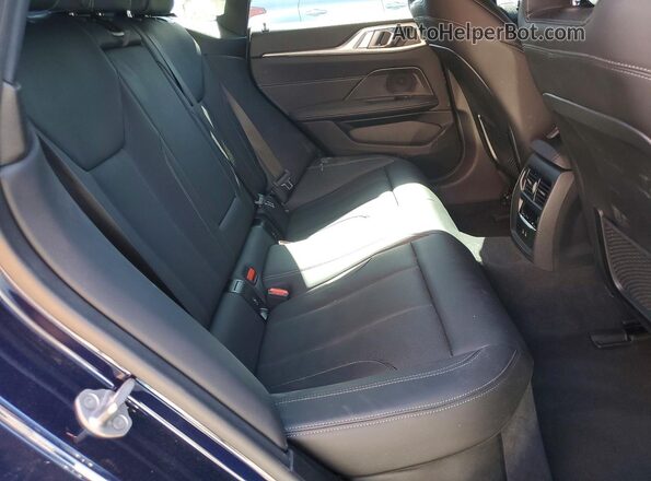 WBY73AW08NFN22199 2022 BMW I4 Blue Vista de los asientos traseros