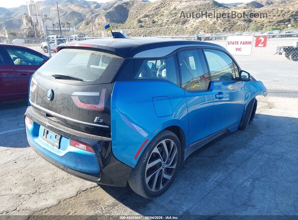 WBY7Z4C55JVD97083 2018 BMW I3 Blue Задня права чверть