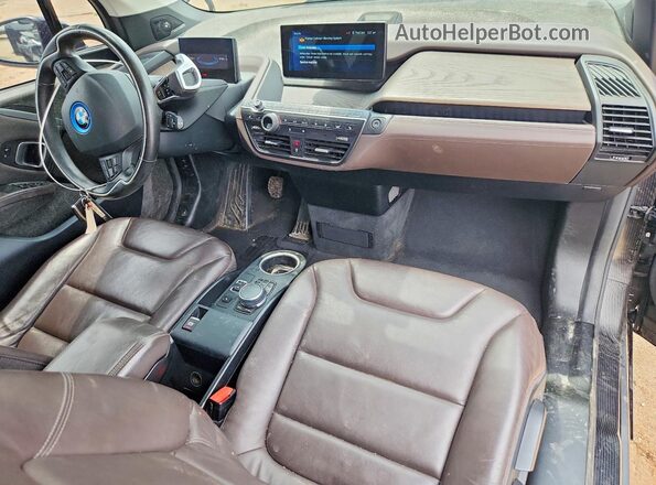 WBY8P8C01L7G74664 2020 BMW I3 Синий Вид панели приборов