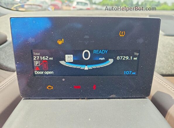WBY8P8C01L7G74664 2020 BMW I3 Синий Вид щитка приборов