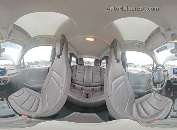 WBY8P8C01L7G74664 2020 BMW I3 Синий Панорамный вид салона 360°