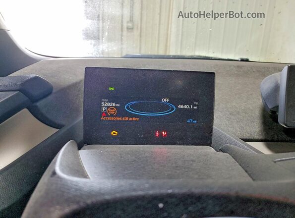WBY8P8C52K7D41772 2019 BMW I3 Black Instrument cluster view